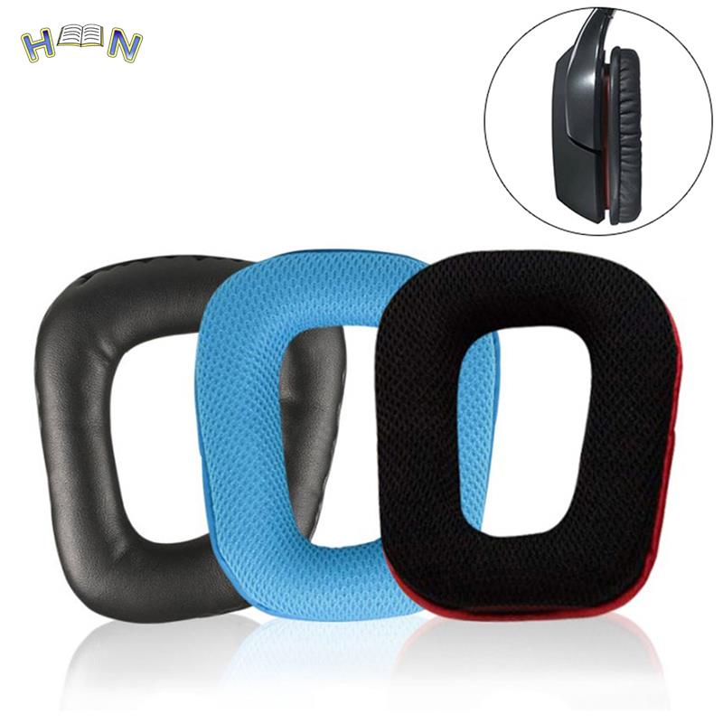 2pcs Ear Pads Earpads Cushions Cover Earmuffs For Logitech G35 G430 G432 G332 G930 F450 Headphone Earpads Headphones Accessories