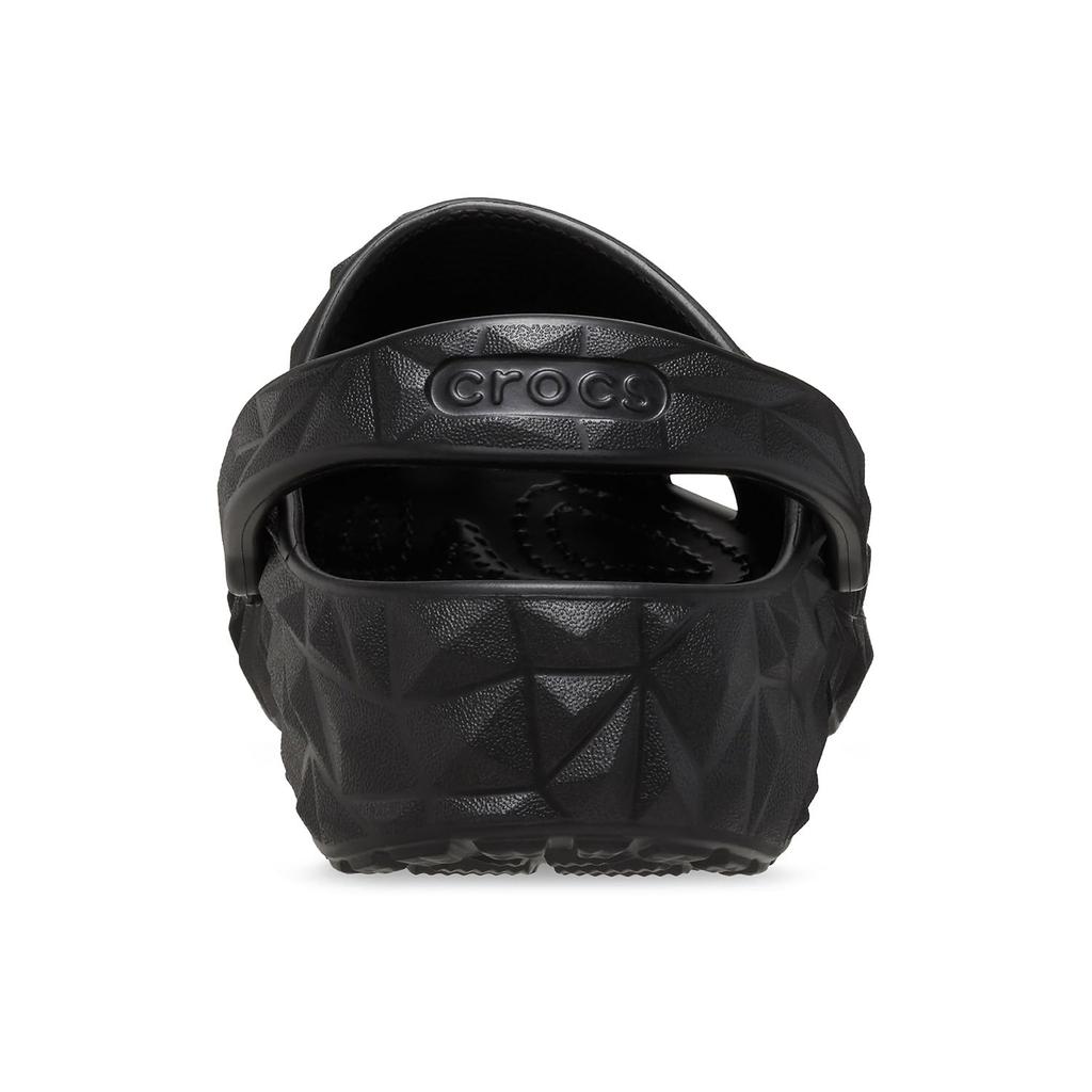 Crocs Classic Geometric Clog Sandals, Black, 22cm