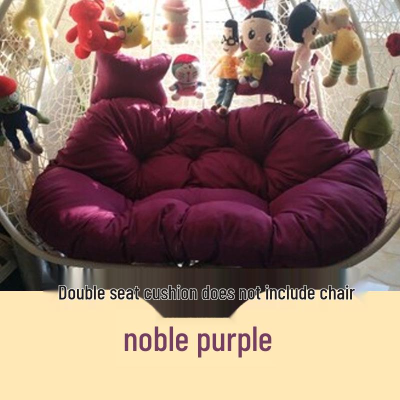 Double Hammock Hanging Chair Cushion - Thick, Washable Rattan Chair Cover for Autumn