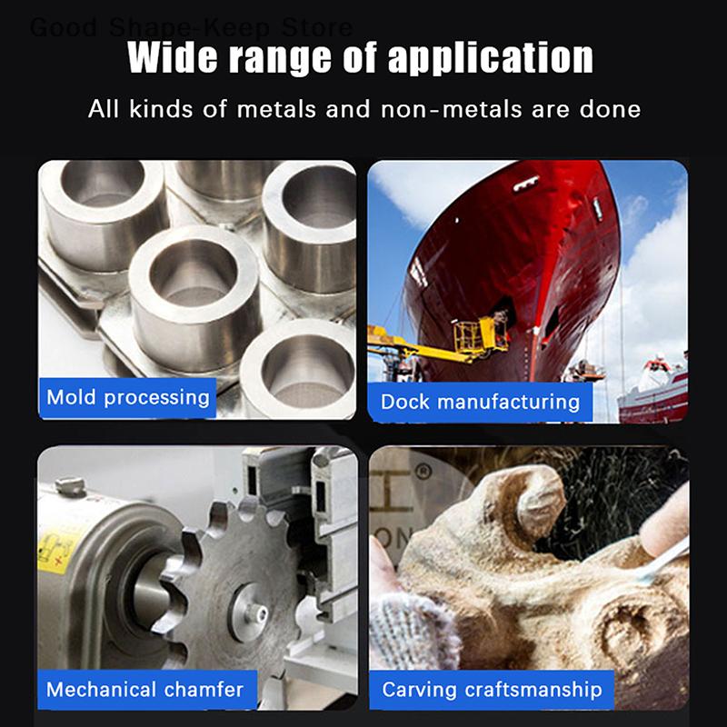 Reaming Drill Bit Tungsten Carbide Hard Alloy, 3mm Shank Rotary File for Metal And Plastic