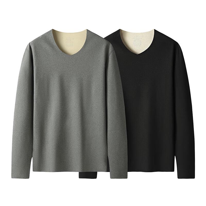 Men's Plus Size Fleece Lined Thermal Underwear Set