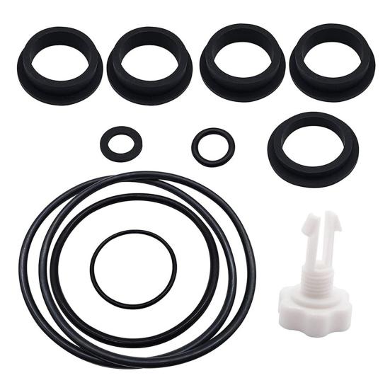 25013 O-Rings Gasket Kit L-Shape O-Rings with Air Release Valve Repair Seals Set Replacement for Pool Sand Filter Pumps