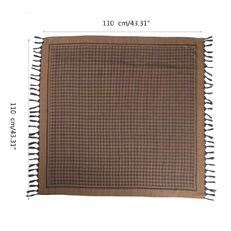 Stylish Scarf Shawl Unisex Neckerchief Head Scarf Great for Outdoor Adventures