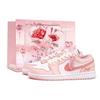 Air Jordan 1 Vintage Basketball Shoes Unisex Low Top White 553560-614(Team52-S-BOX)