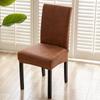 Housse de Chaise en Tissu Technique Imperméable Housse de Chaise de Salle à Manger pour la Maison Coussin de Dossier Housse de Chaise d'Hôtel Monobloc