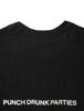 PUNCH DRUNK PARTIES Circle Logo Narrow Tee (Black)