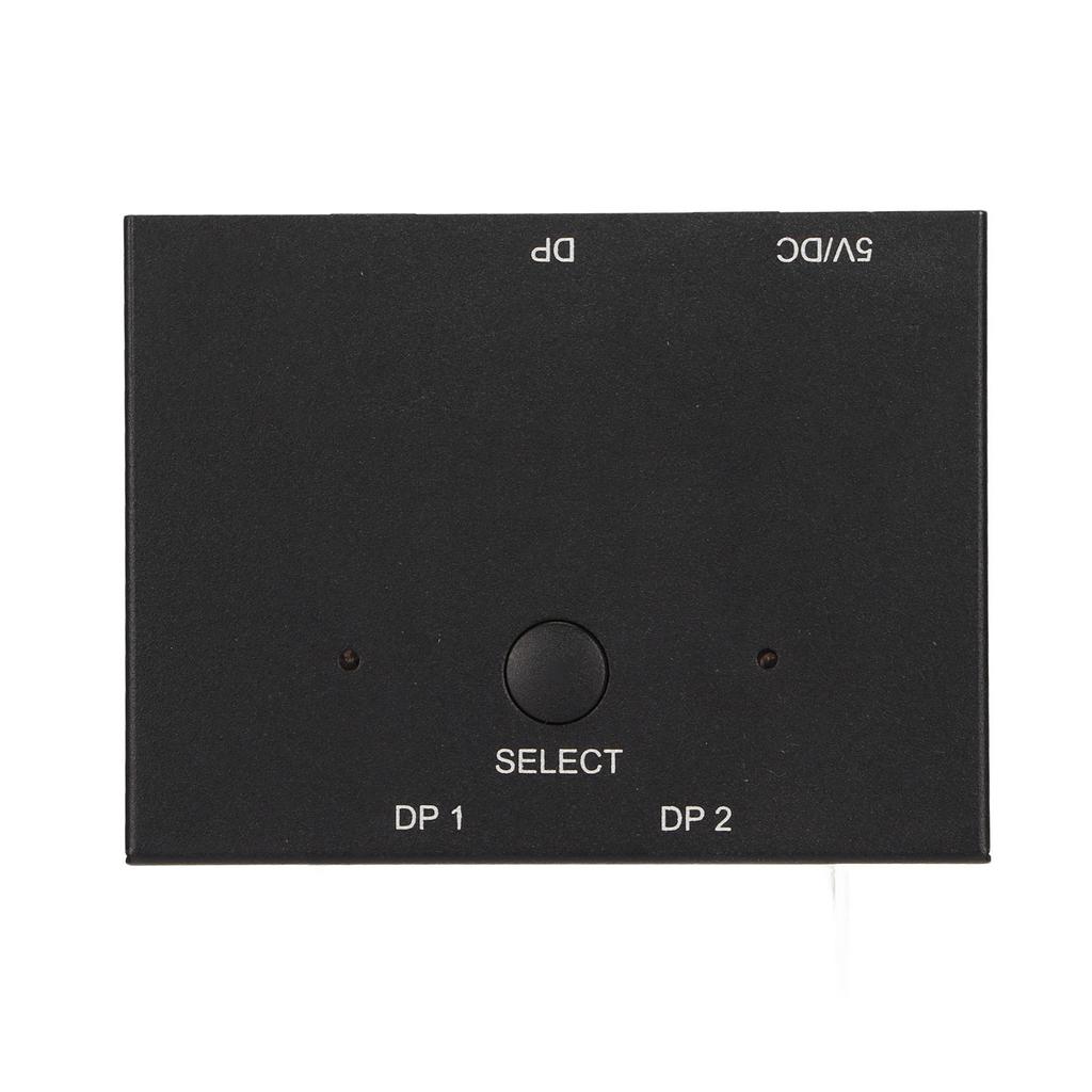 Displayport Splitter Bidirectional DP Switch Aluminium Alloy Displayport Switcher 8K At 60Hz 4K At