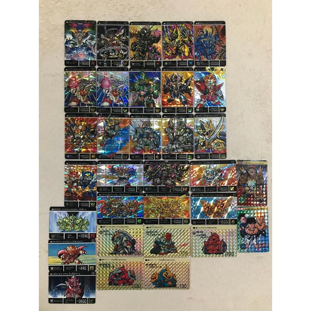 SD Gundam Carddass 30 pieces set (Street Fighter 2 pieces) Good condition
