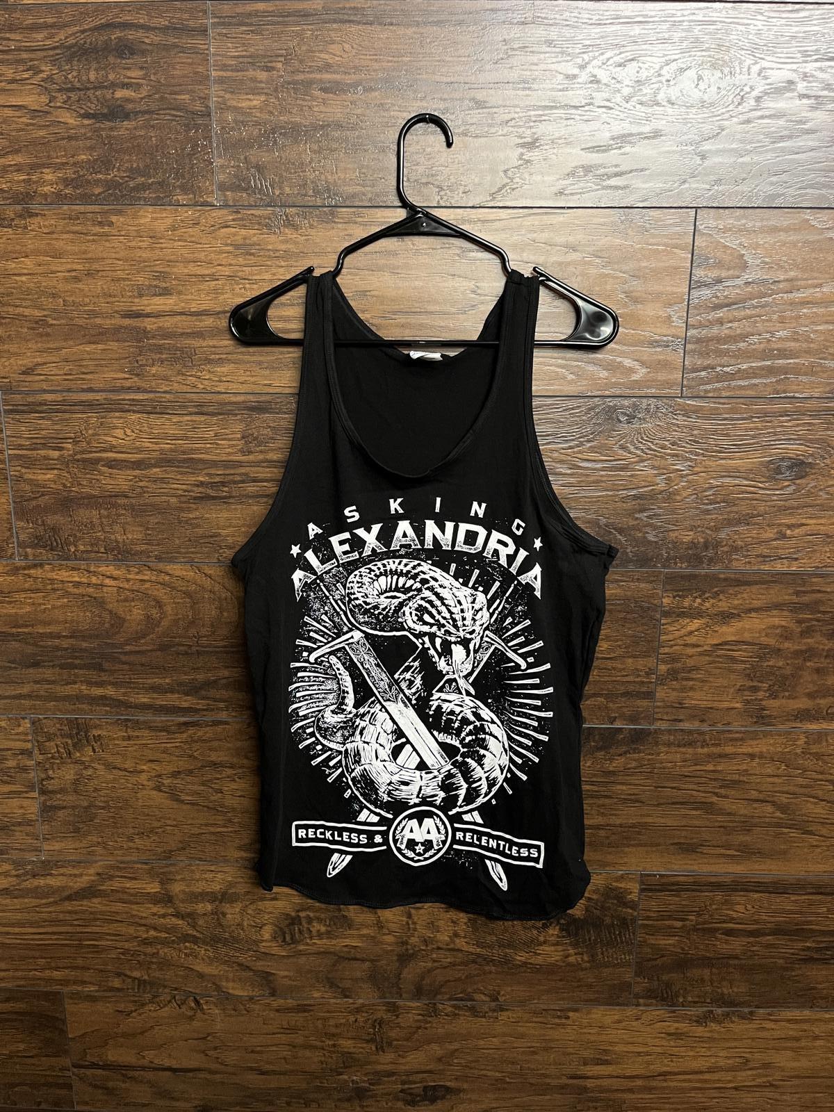 Asking Alexandria Band Juniors Tee - Reckless and Relentless XXL