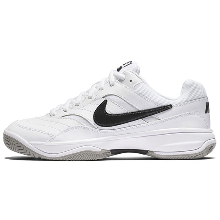 

Мужские кроссовки Nike Court Lite White Black Средне-серые 845021-100