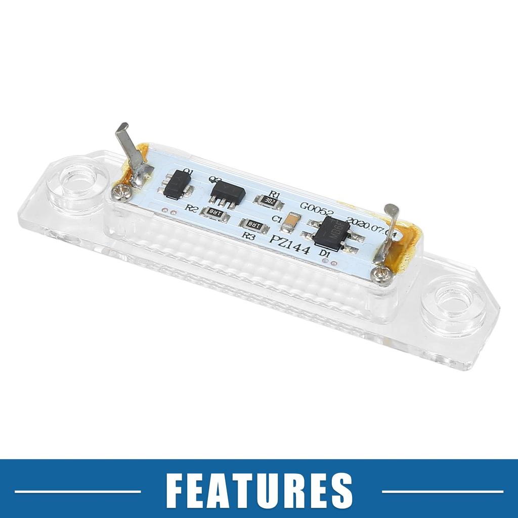 ABSOPRO License Plate Light Assembly for Honda Ford and Fusion Plastic White Set of 2 (Part Number 6E5Z13550A) (2006-2012), Red, Light,