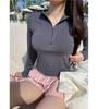 Women's Korean Style Slimming 3-Piece Swimsuit Set: Long Sleeve, Shorts, Sunscreen.