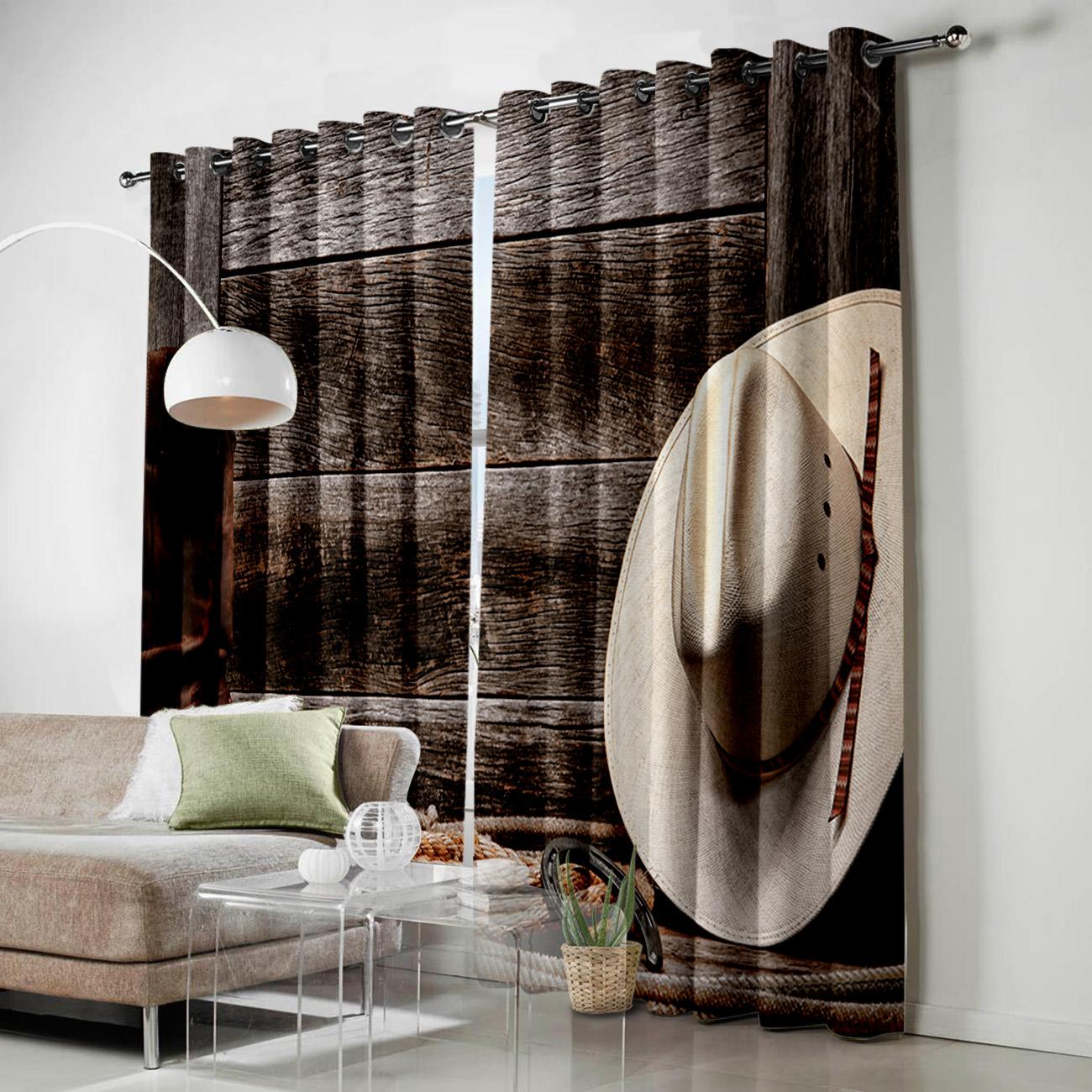 Занавеска на окно в западном ковбойском стиле — фото 3