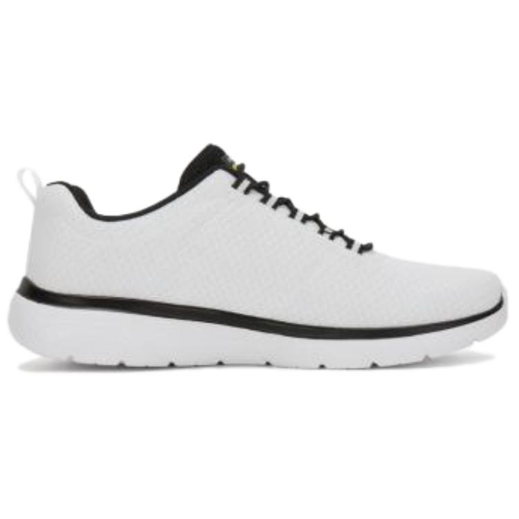 Skechers Memory Foam Comfortable Versatile Shock Absorbing Non-Slip Durable Breathable Lightweight Low-Top Casual Shoes Men Sneaker White 8790258-WBK