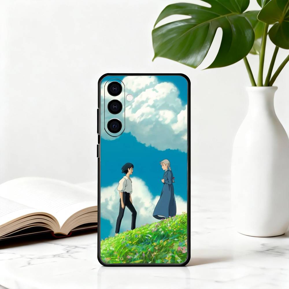 

Healing H-Howles M-Moving C-Castles-es Phone Case For Samsung Galaxy A73,A72,A71,A70,A53,A52,A51,Soft Silicone Black Cover Samsung a32 5g