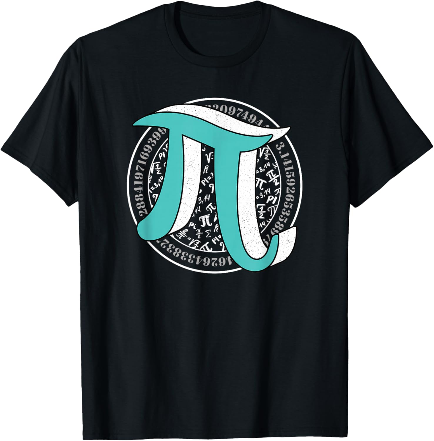 

Pi Symbol Math Equations Teacher Student Graphic Tee Short Sleeve Cotton Casual T-Shirt 4XL