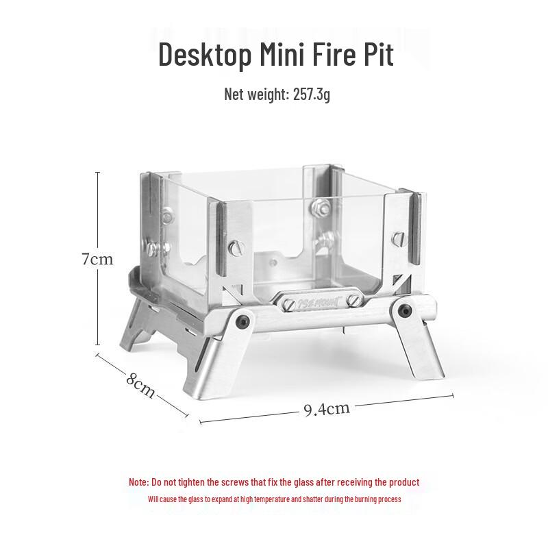 Zebian Outdoor Mini Desktop Fire Pit