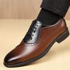 Men's Dress Shoes High Quality Casual Leather Shoe Luxury Party Wedding Shoes for Men Business Formal Shoe Lace-Up Oxford Shoes