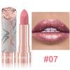 Rossetto Perlato Metallizzato ad Alta Lucentezza per Donna Lucidalabbra Solido Impermeabile Resistente alle Macchie Lunga Tenuta Glitterato Rossetto Diamante