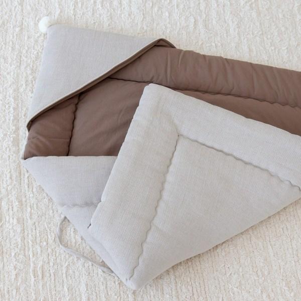 Bami Blanc Brownie Newborn Outer Wrap Pure Cotton All Seasons, Korean Baby Products