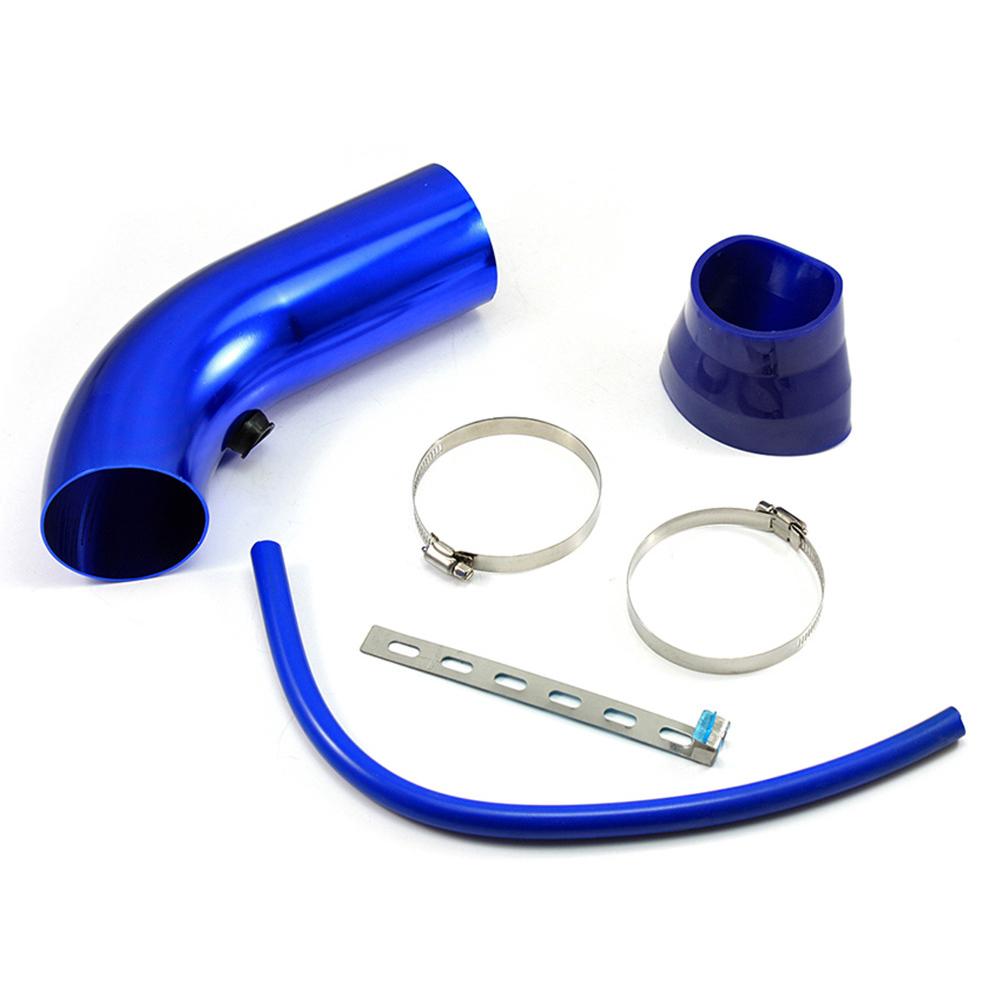 Tubo Universale 3 pollici 76mm per Presa d'Aria Condotti d'Aria Fredda Tubi Kit Sistema di Aspirazione Aria Fredda per Auto in Alluminio Tubo di Induzione Turbo