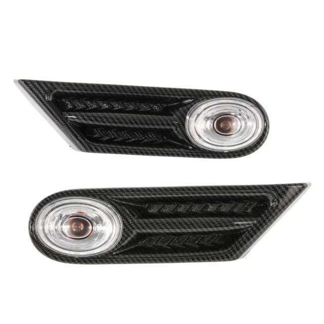 Pair Side Marker Fender Maker Indicator LED Signal Light For BMW MINI COOPER R56 R57 R58 R59 2007-2013 63137260202 63137260201