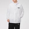 Puma Logo Print Sports Windbreaker Hooded Jacket Men Outerwear White 531487-02