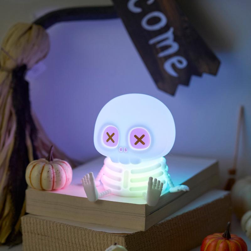 USB Rechargeable Silicone Mushroom Night Light for Kids