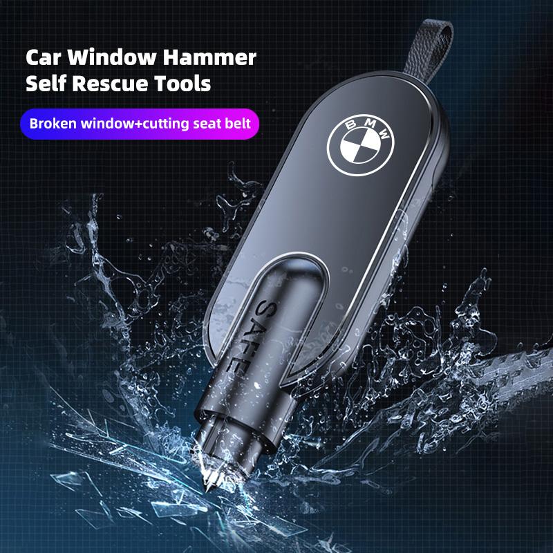 CUP1 Car Emergency Hammer 2-in-1 Glass Breaker Seatbelt Cutter For BMW X1 X2 X3 X5 X4 X6 X7 G30 G20 G32 G11 G12 F40 F30 F20 F10 F34 DQ0