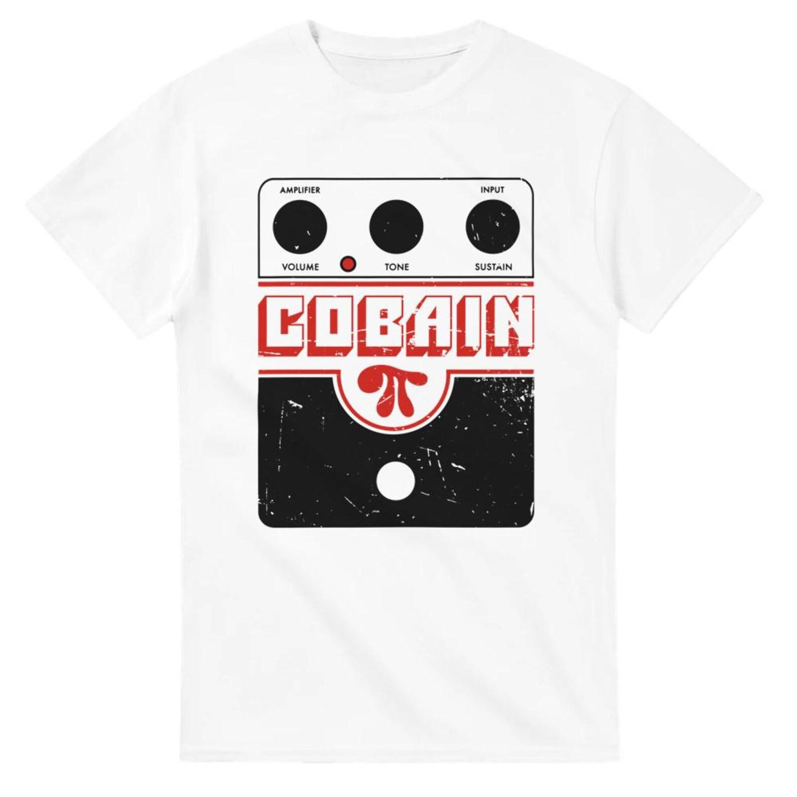 Kurt Cobain Big Muff Inspired Fuzz Pedal Distressed Tribute Vintage T shirt 4XL