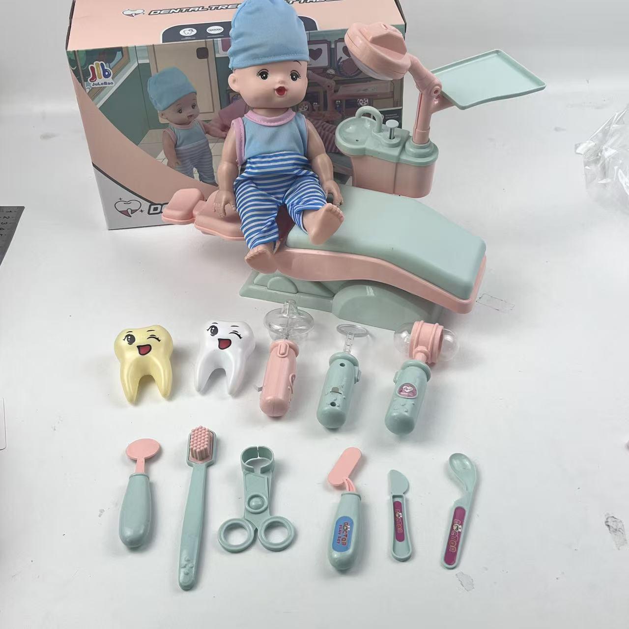 Kids Dentist Role-Play Set: Dental Check-Up & Brushing Kit