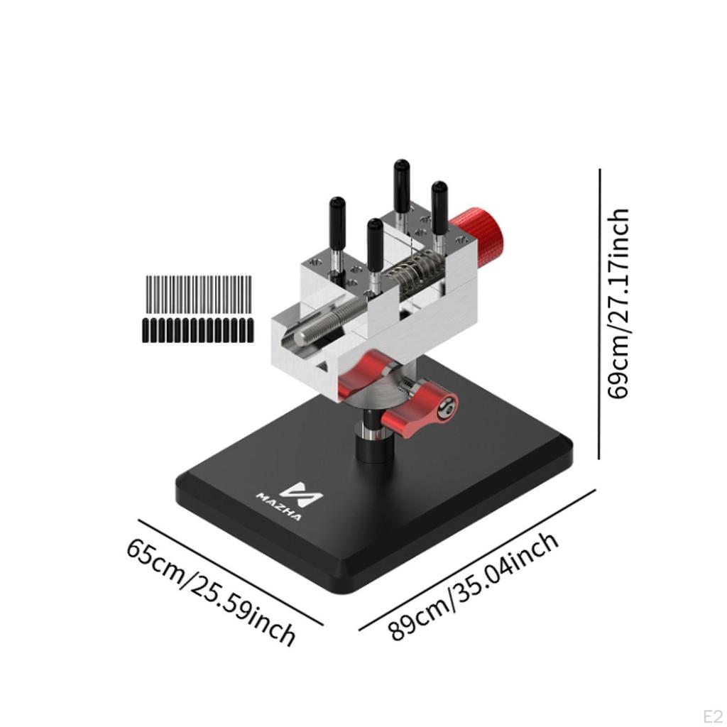 Mini Vise High Precision Workholding Clamp Model Building Stainless Steel for Assembly