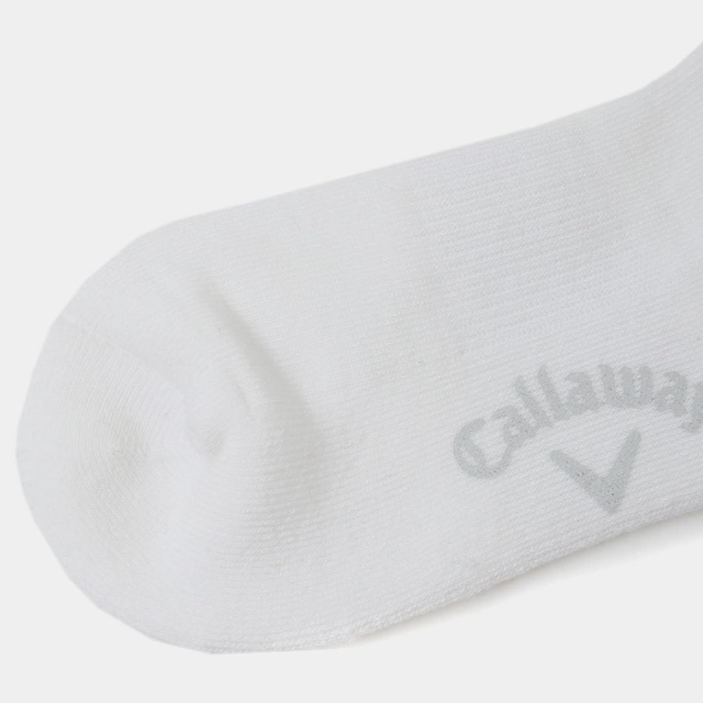 Antibacterial and Deodorizing High Socks Golf Socks C25193208 FR [Callaway] Women's [LOVE Series] / / 1030_White