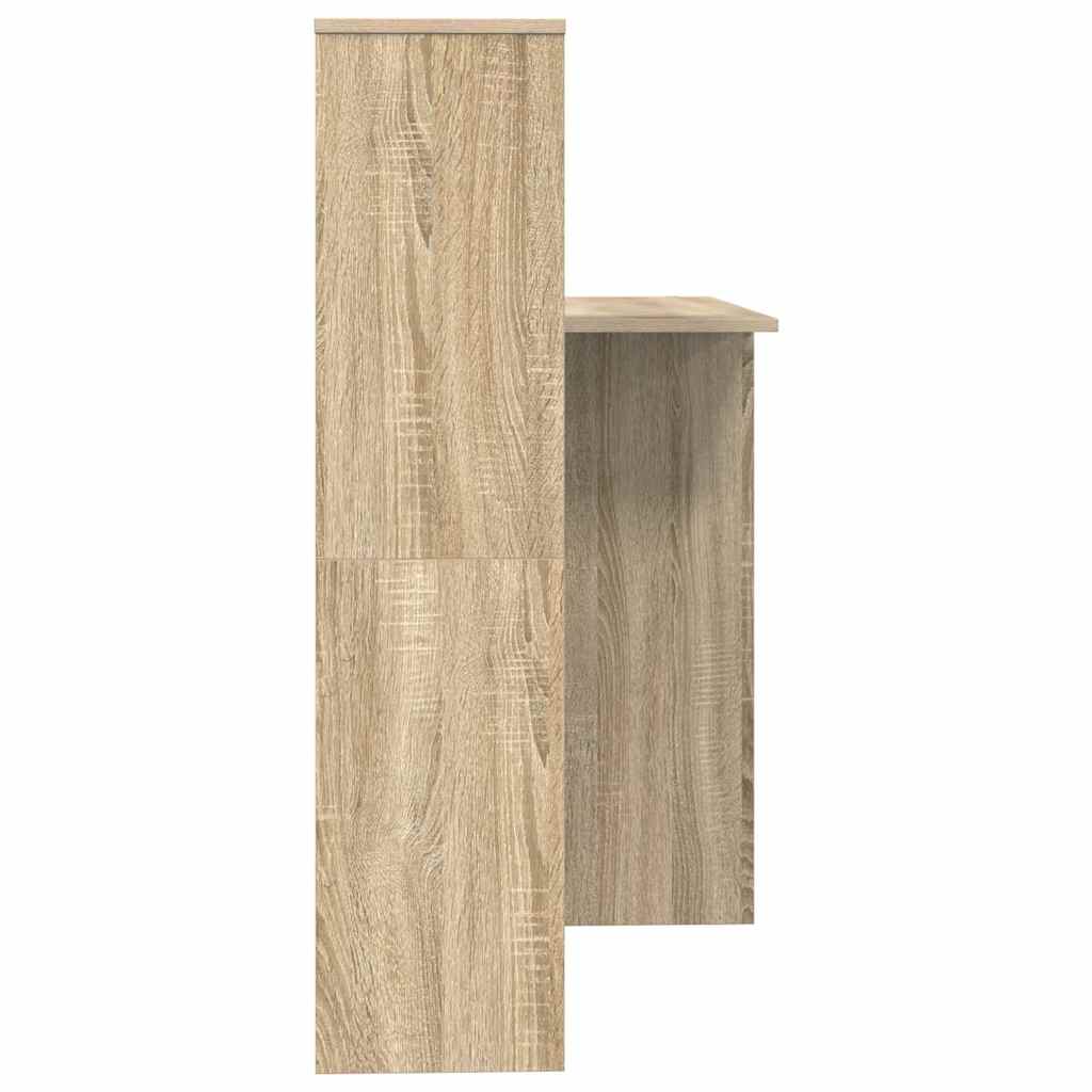 Desk in Sonoma Oak Finish 131.5 x 50 x 106.5 cm Particleboard