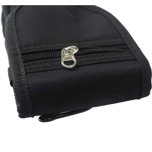 Large Smartphone Case, Waist-Shaped Protective Phone Case, Tactical Multifunctional Belt Loop Bag with Accessory Storage (Black)