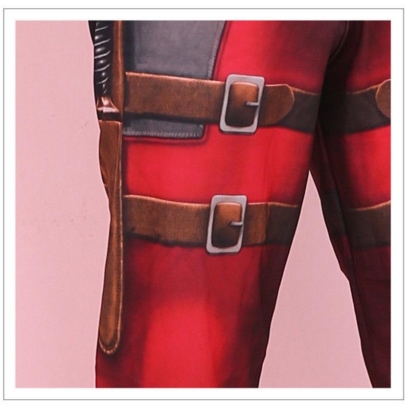 Deadpool Cosplay Costume For Boys Featuring Lifelike Muscle Design And Breathable Fabric