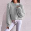 Women Pullover Sweater Casual Knitting Top Hollow Out Round Collar Jumper Office Lady Knitwear 2026 Autumn Winter Knitted Tops