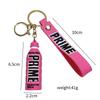 Colorful Silicone Keychain Prime Drink Bottle Key Accessory For Birthdays