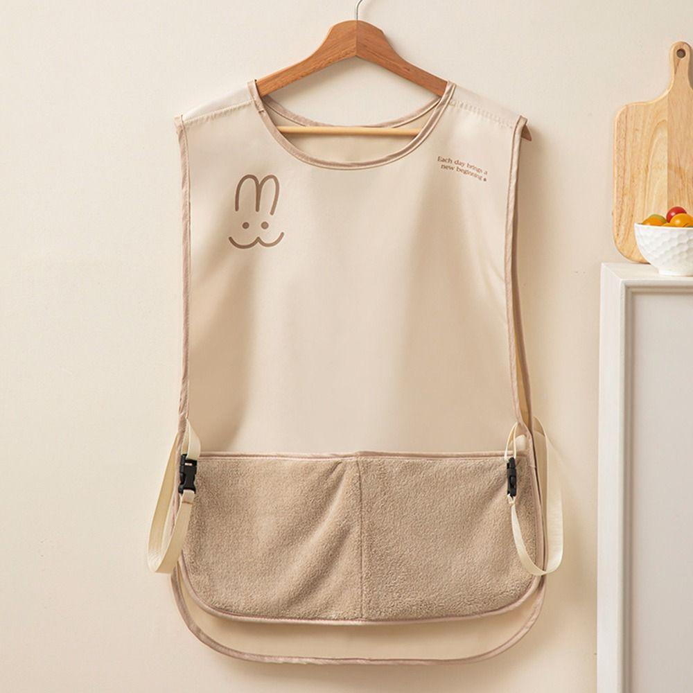 Waterproof Stain-Resistant Apron Vest Style Wipeable Hands Kitchen Aprons Breathable Anti Dirty Sleeveless Apron