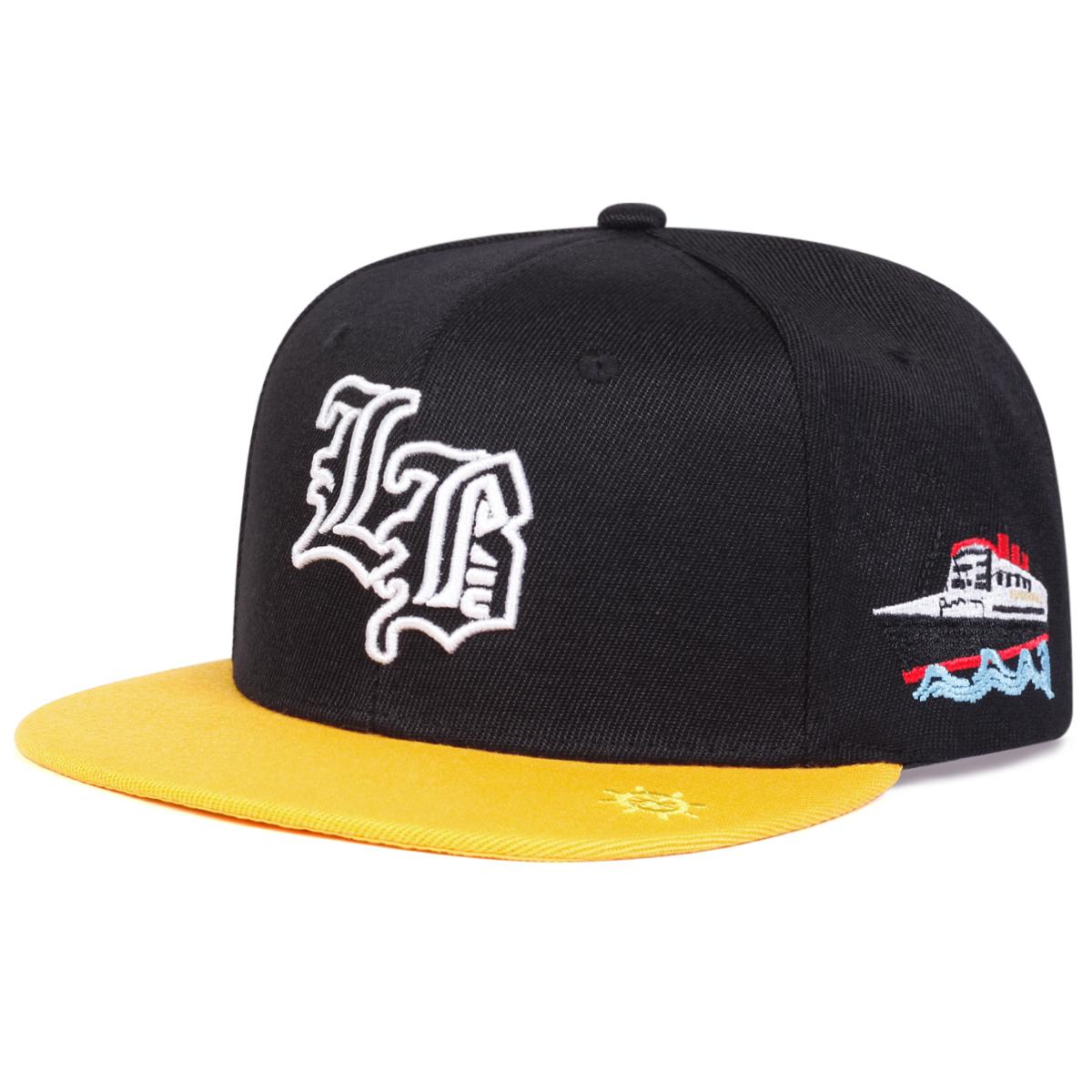 

Унисекс готические LB буквы вышитые хип-хоп шляпы мода весна осень открытый регулируемые повседневные бейсболки солнцезащитная шляпа чёрный