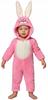 ROMPET Warm Jumpsuit with Rabbit Fur, Pink 80 (2) H611B