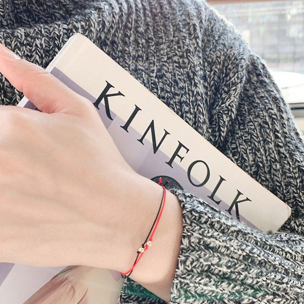 14K Gold Ball Thread Bracelet Ba0237