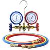 Refrigerant Air Conditioning Tools AC Diagnostic Manifold Gauge Set Hose Hook Kit For Refrigerant Testing R22 R134A R404A