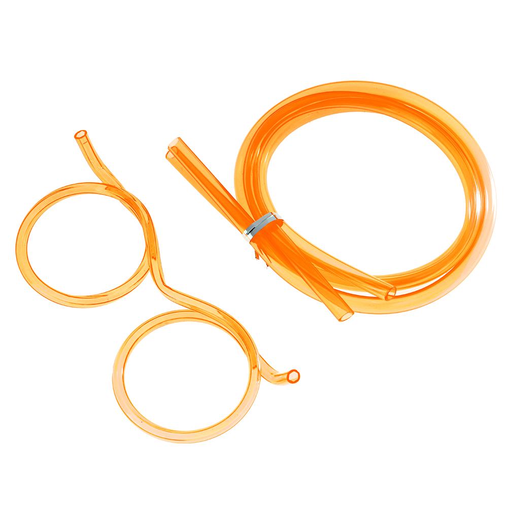 Silly Straw Glasses Fun Loop Drinking Straw Eye Glasses for Kids Party (Orange)