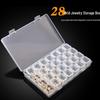 Transparent Nail Art Storage Box with 56 Compartments - No Diamond Leakage, Perfect for Small Accessories and Nail Jewels