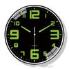 Minimalist Quartz Wall Clock With Luminous Hands For Bedroom Use