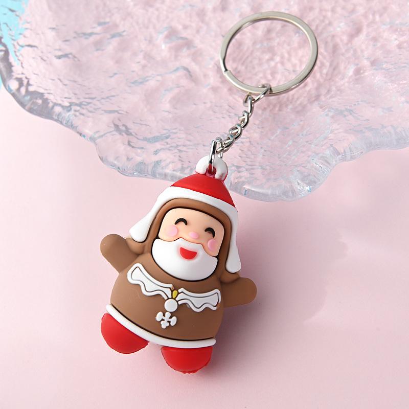 Детские подарки Рождественский брелок в виде лося со снеговиком Подвеска Счастливого — фото 10