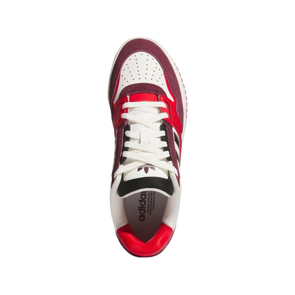 Adidas Originals Drop Step 2.0 Low top Skateboard Shoes Unisex White Red KJ1110