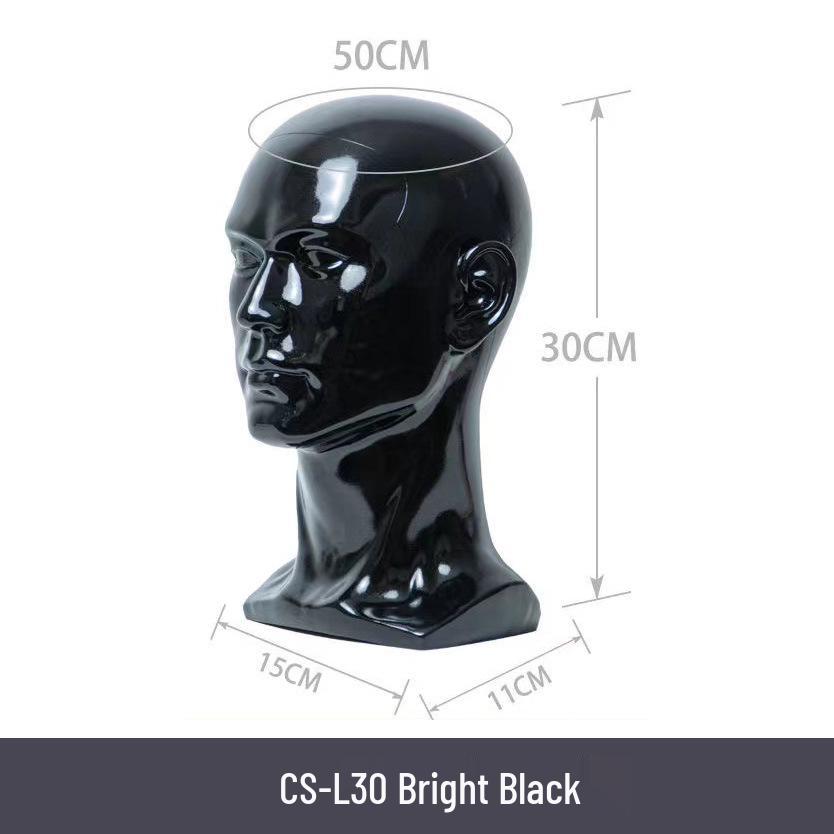 Multifunctional Display Mannequin Head for Spray Paint Hat, Bow Tie, Glasses, and Mask Props