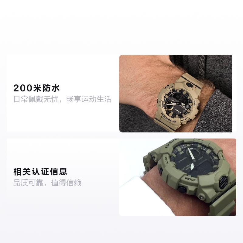 Casio G-SHOCK Series Fashionable Sports Versatile Colors Waterproof and Shockproof Quartz Movement Resin Strap Japanese and Korean GBA-800UC-5AER